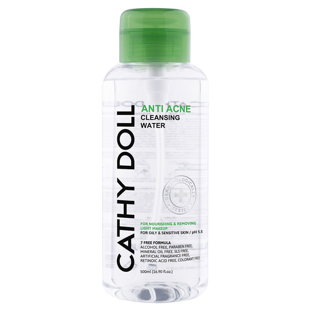 CATHY DOLL ANTI-ACNE CLEANSING WATER 500 ML.