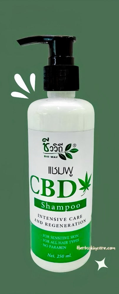 CHAMPÚ BIOWAY CBD 250 ML.