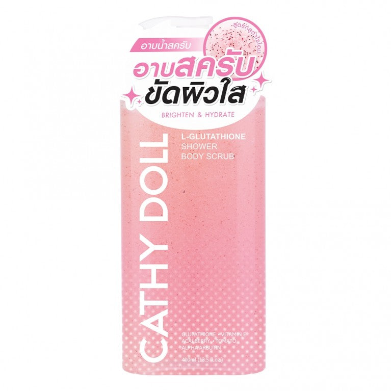 CATHY DOLL L-GLUTATHIONE SHOWER BODY SCRUB 400 ML.