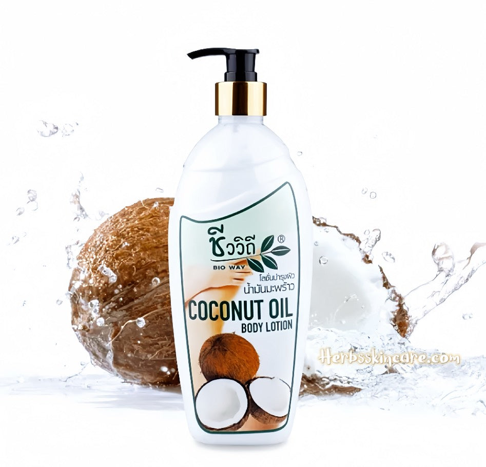 LOCIÓN HERBAL BIOWAY FÓRMULA ACEITE DE COCO 750 ML.