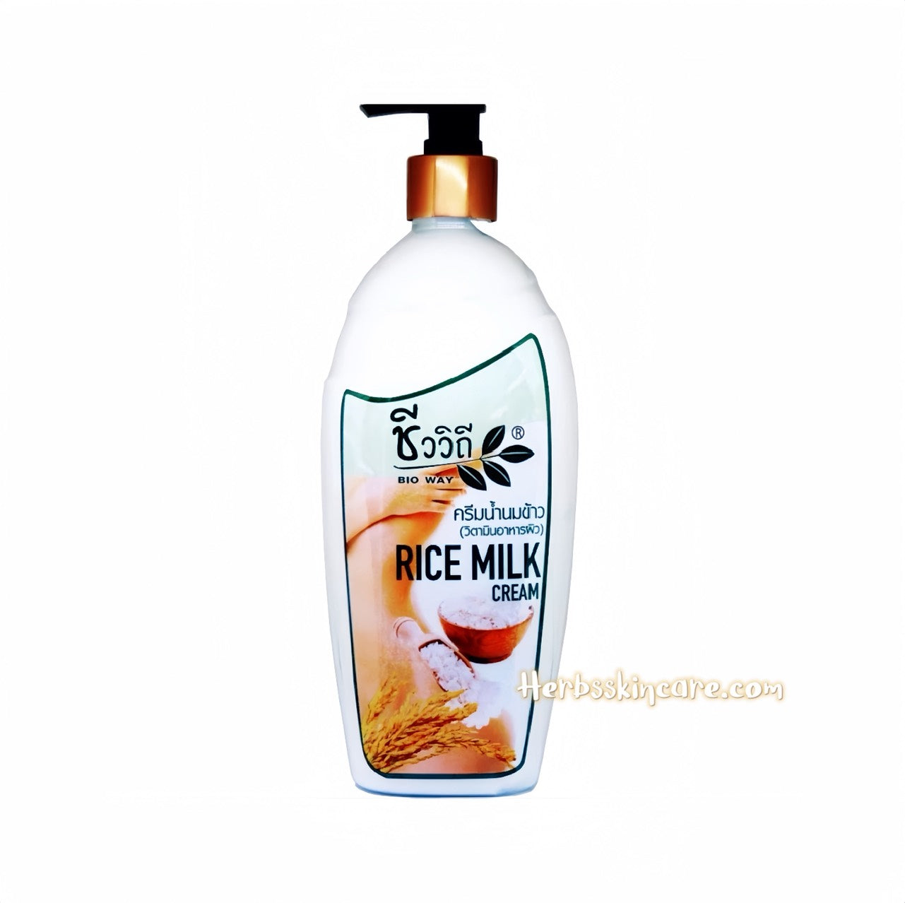 BIOWAY LOCIÓN HERBAL FÓRMULA LECHE DE ARROZ 750 ML.