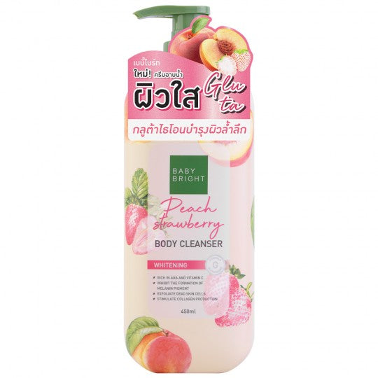 BABY BRIGHT BODY CLEANSER 450 ML. - PEACH STRAWBERRY