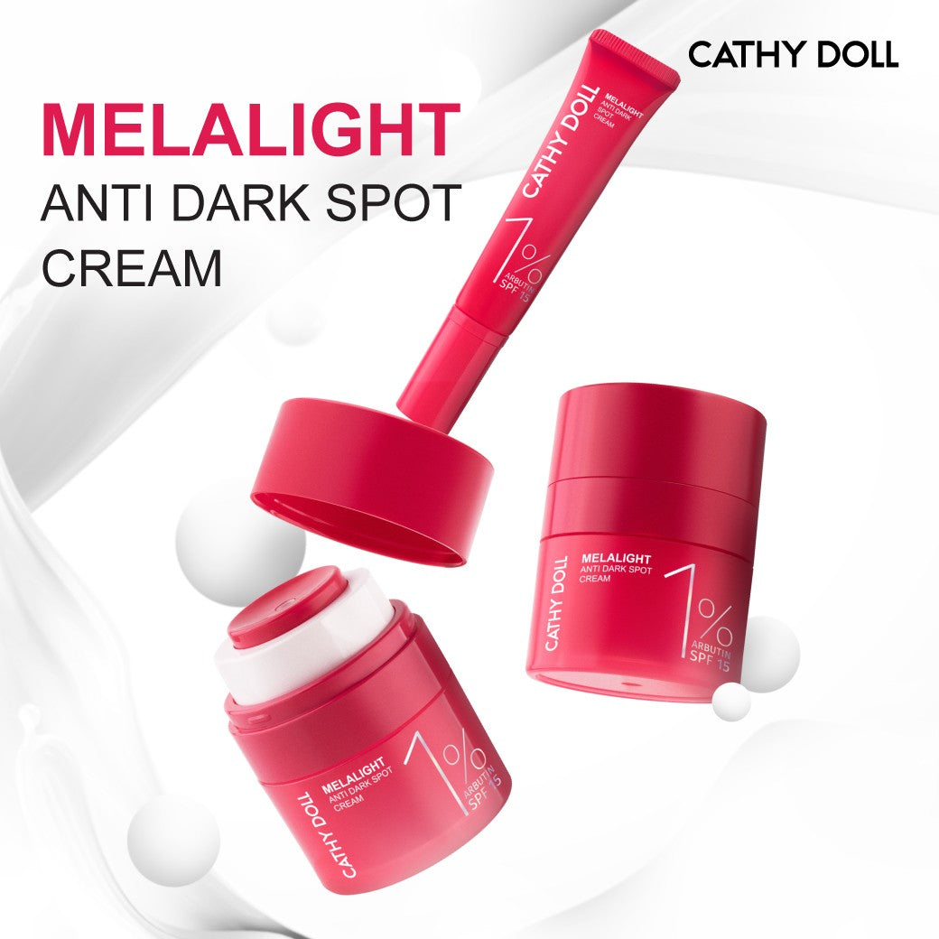 CATHY DOLL MELALITE ANTI-DARK SPOT CREAM ONE PERCENT ARBUTIN SPF15 30 ML.