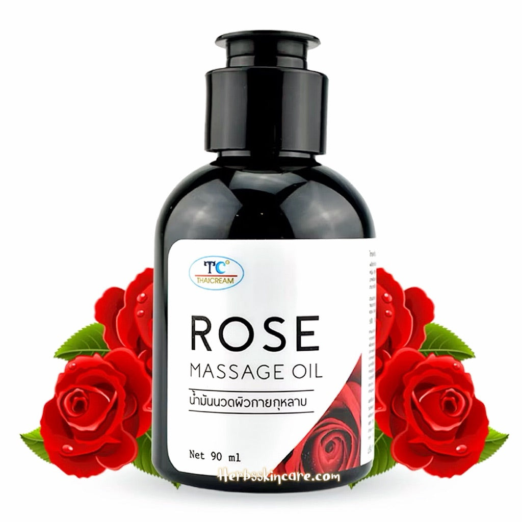 TC AROMA MASSAGE OIL 90 ML. (ROSE SCENT)