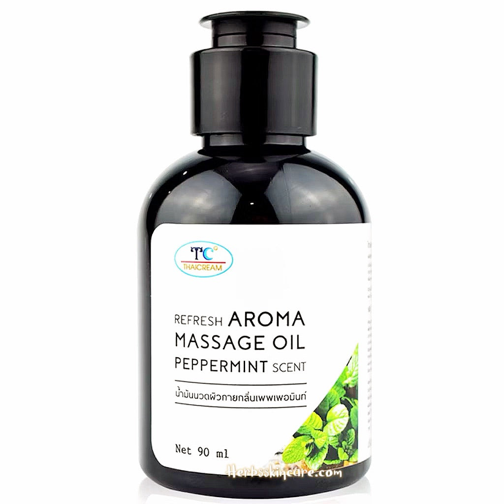 TC AROMA MASSAGE OIL 90 ML. (PEPPERMINT SCENT)