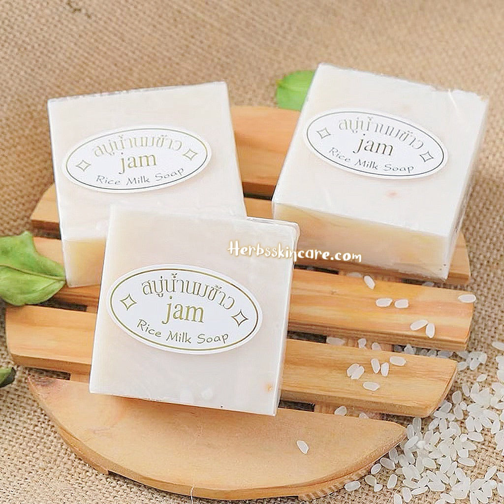 JAM RICE MILK SOAP GLUTA+COLLAGEN (PACK 12 PCS.)