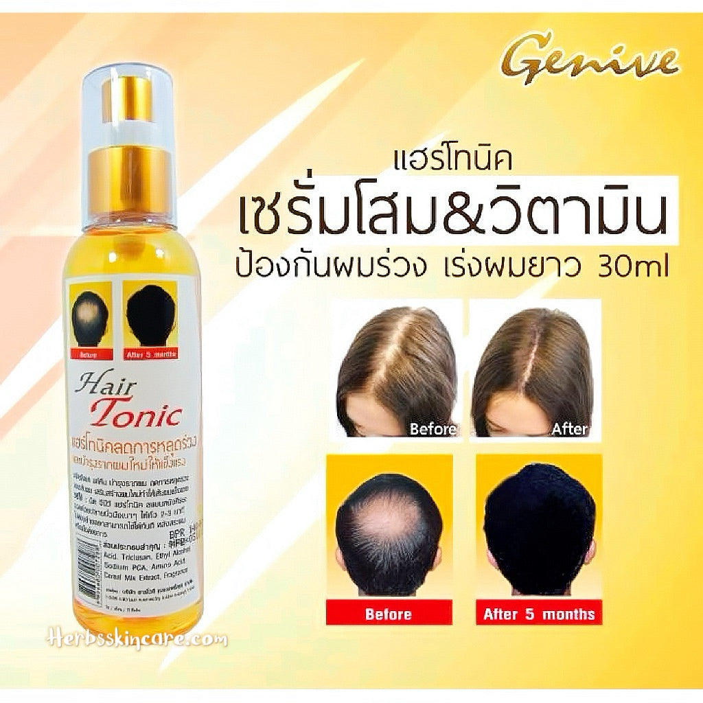GENIVE HAIR TONIC SERUM SPRAY 120 ML.