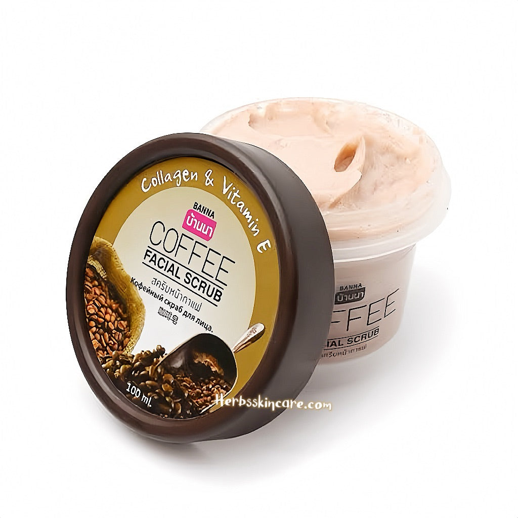 BANNA FACIAL SCRUB 100 G. (COFFEE)