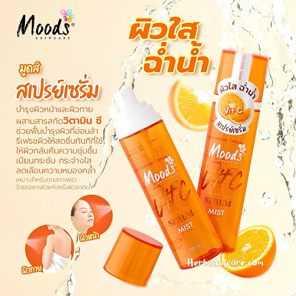 MOODS SKIN CARE VIT C SERUM MIST 100 ML.