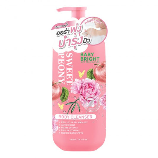 BABY BRIGHT BODY CLEANSER 450 ML.- SWEET PEONY