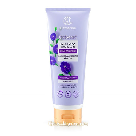 CATHERINE BUTTERFLY PEA PLUS KERATIN HERBAL CONDITIONER 200 ml.