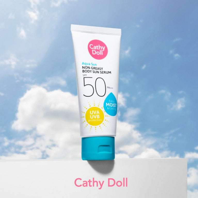 CATHY DOLL AQUA SUN NON-GREASY BODY SUN SERUM SPF50 PA+++ 50 ML.