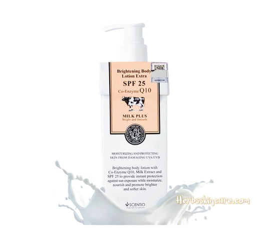 BEAUTY BUFFET SCENTIO MILK PLUS BRIGHTENING BODY LOTION EXTRA SPF 25 - 250 ML.