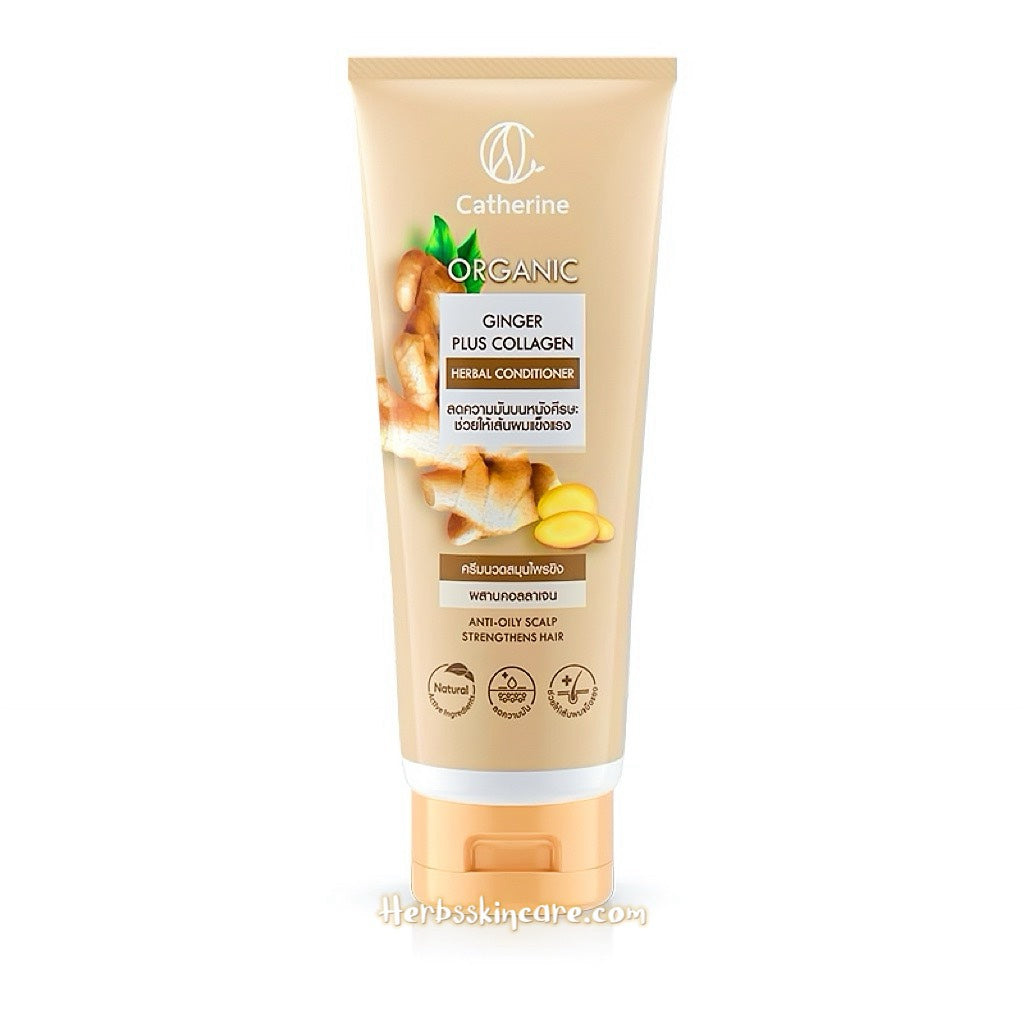ACONDICIONADOR HERBAL GINGER PLUS COLÁGENO 200 ml.