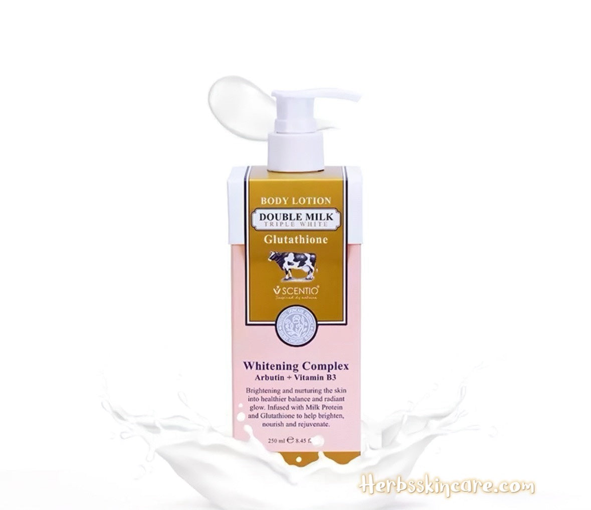 BEAUTY BUFFET SCENTIO DOUBLE MILK TRIPLE BRIGHT LOCIÓN CORPORAL 250 ML.