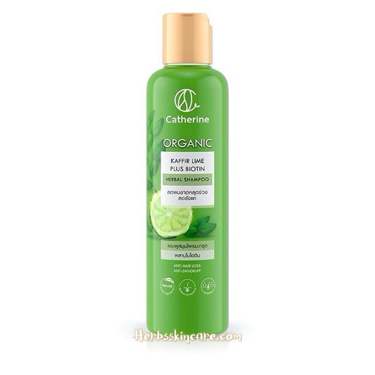 CATHERINE KAFFIR LIME PLUS BIOTIN HERBAL SHAMPOO 250 ML.