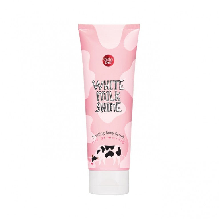 CATHY DOLL WHITE MILK SHINE PEELING BODY SCRUB 320 ML.
