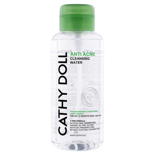 CATHY DOLL ANTI-ACNE CLEANSING WATER 500 ML.