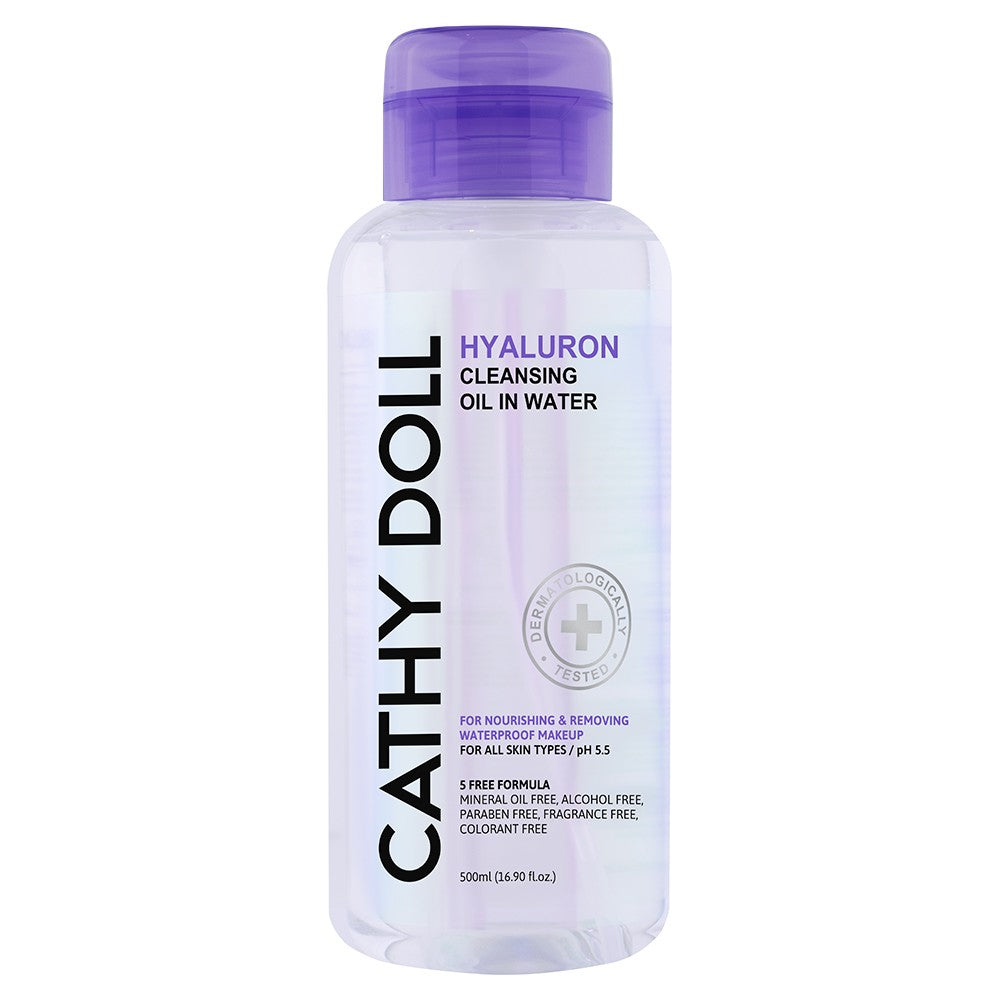 CATHY DOLL HYALURONIC CLEANSING OIL-IN-WATER 500 ML.