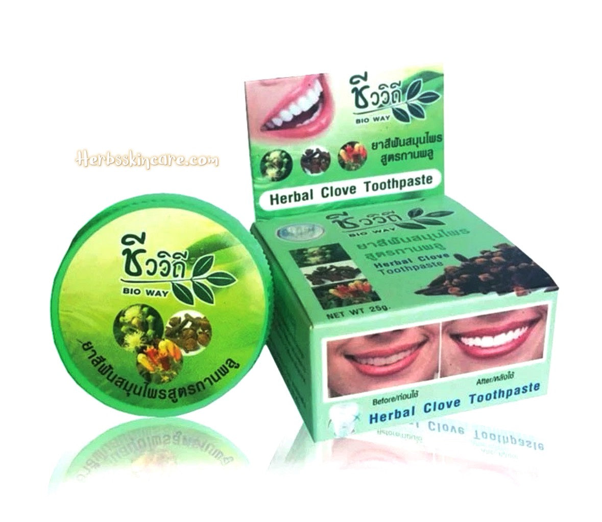 PASTA DENTAL HERBAL CONCENTRADA DE CLAVO BIOWAY 25 G.