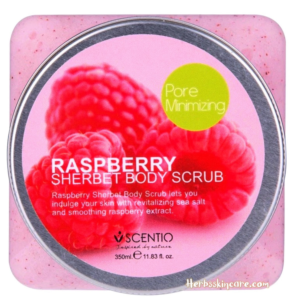 BEAUTY BUFFET SCENTIO EXFOLIANTE EN SORBETE MINIMIZADOR DE POROS DE FRAMBUESA 350ML