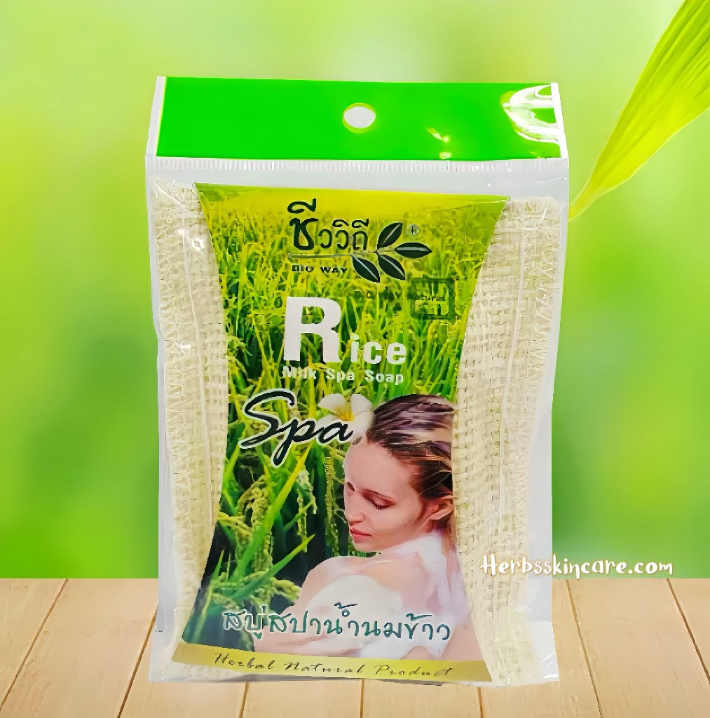 JABÓN DE ARROZ BIOWAY 75 G.