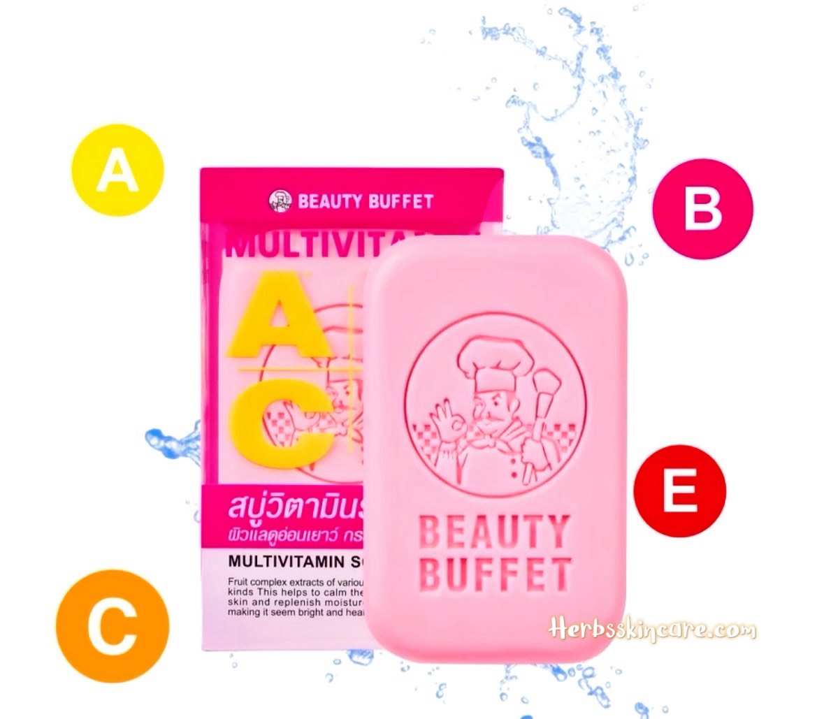 JABÓN MULTIVITAMÍNICO BEAUTY BUFFET 100G.