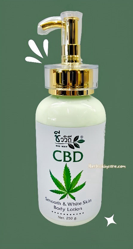 BIOWAY LOCIÓN CORPORAL PARA PIEL LISA Y CLARA CBD 250 ML.