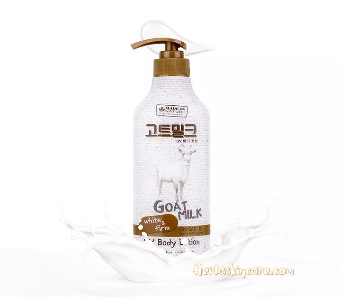 BEAUTY BUFFET MADE IN NATURE LOCIÓN CORPORAL DE LECHE DE CABRA 450 ML.