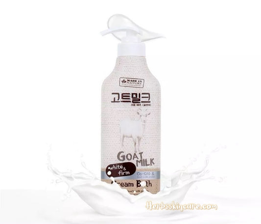 BEAUTY BUFFET MADE IN NATURE GOAT MILK CREAM BATH 450 ML.