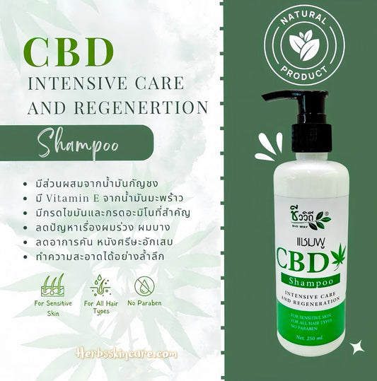 BIO WAY CBD SHAMPOO 250 ML.