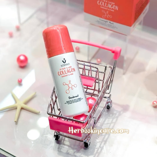 BEAUTY BUFFET SCENTIO PINK COLLAGEN RADIANT & FIRM ROLLON 50 ML.