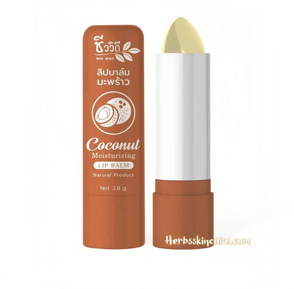 BIO WAY COCONUT LIP BALM STICK (BOX 12 PCS.)