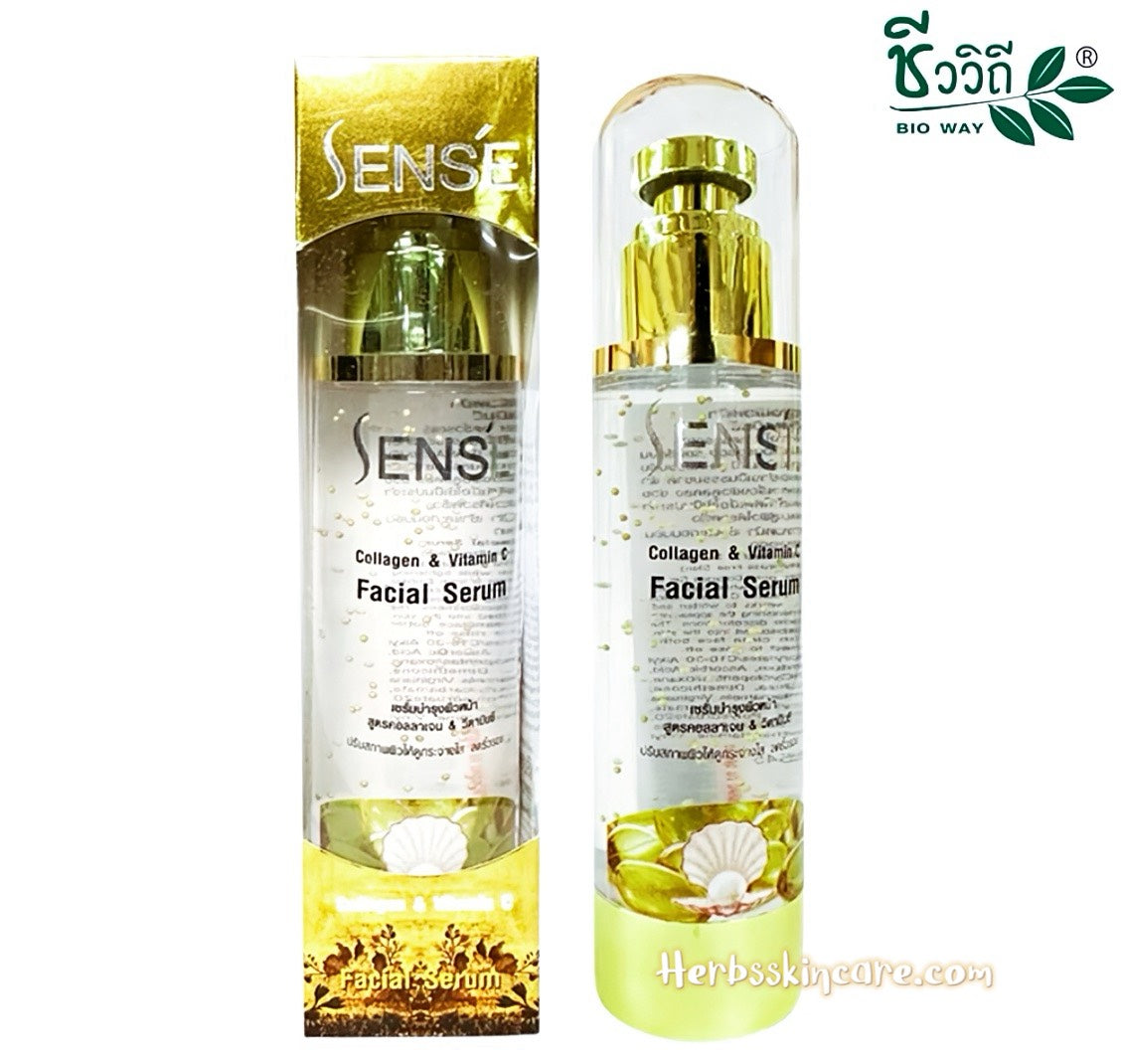 SENSE COLLAGEN & VITAMIN C FACIAL SERUM 100 ML.