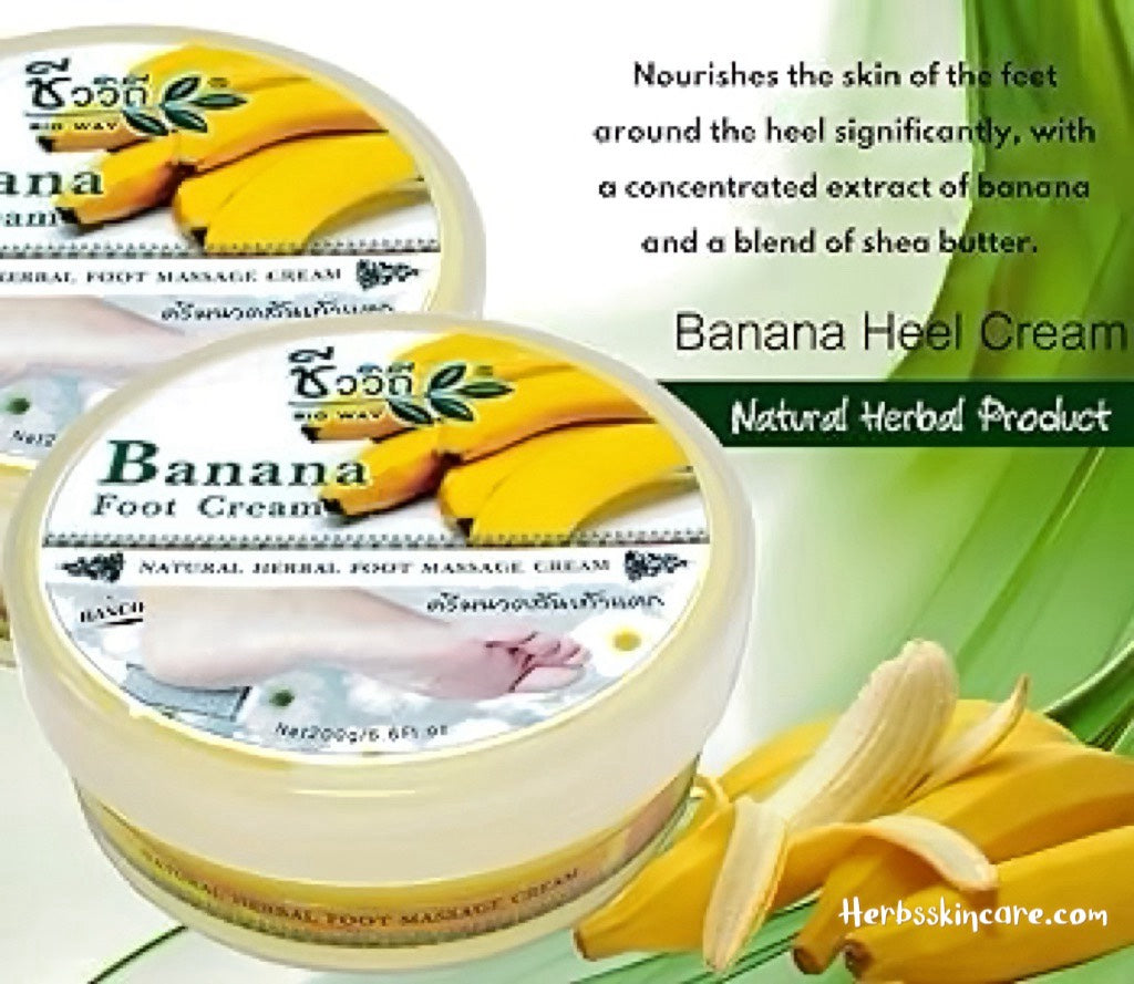 CREMA BIOWAY DE PLÁTANO PARA TALONES AGRIETADOS 200 G.