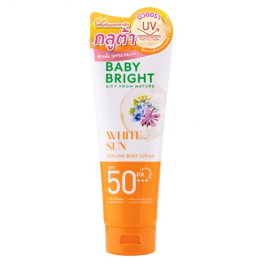 BABY BRIGHT COOLING BODY LOTION SPF50 PA+++ 160 ML. - WHITE SUN COOLING