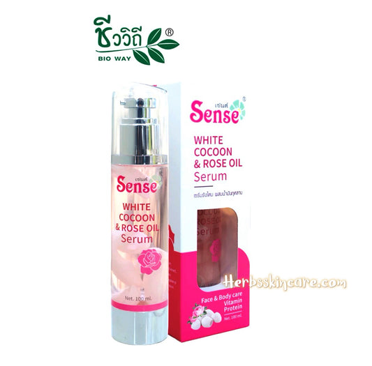 SENSE SILK SÉRUM MEZCLADO CON ACEITE DE ROSA 100 ML.