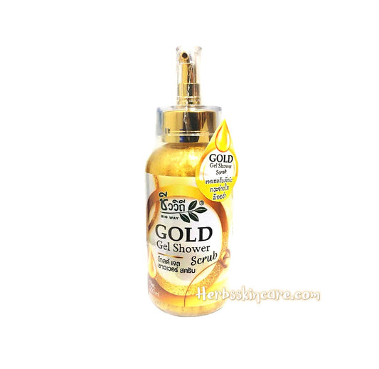 BIO WAY GOLD GEL SHOWER SCRUB 250 ML.