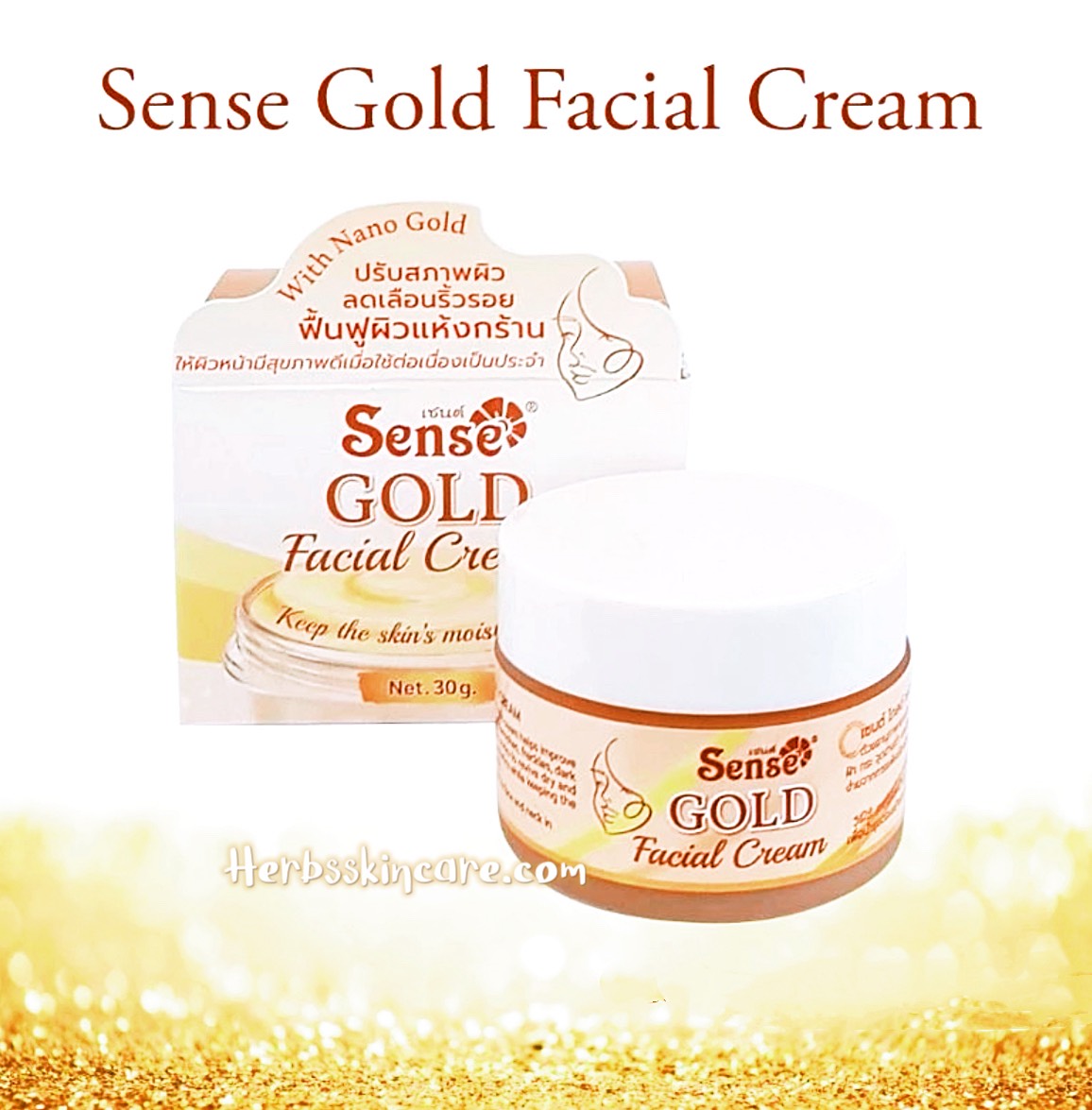 SENSE GOLD CREMA FACIAL 30 G.