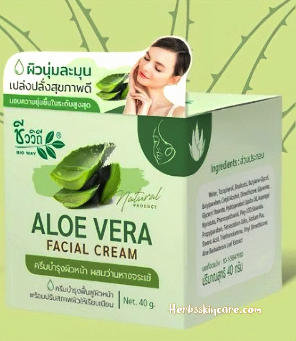 BIOWAY ALOE VERA CREMA FACIAL 40 G.