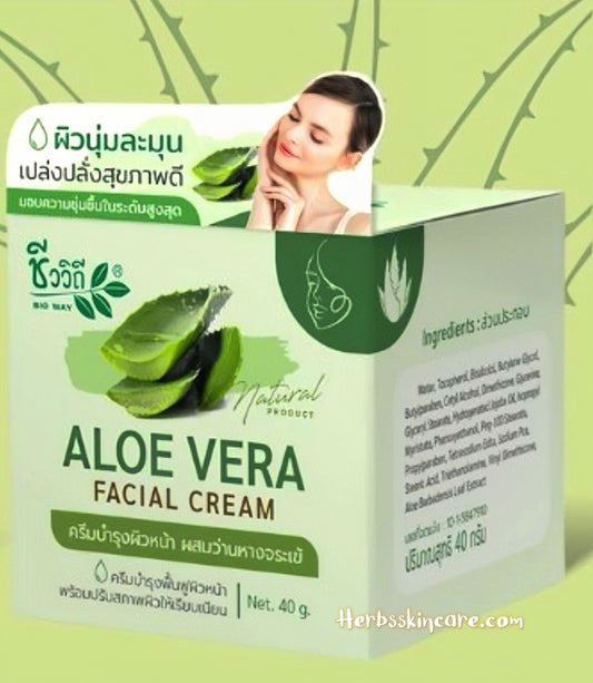 BIOWAY ALOE VERA CREMA FACIAL 40 G.