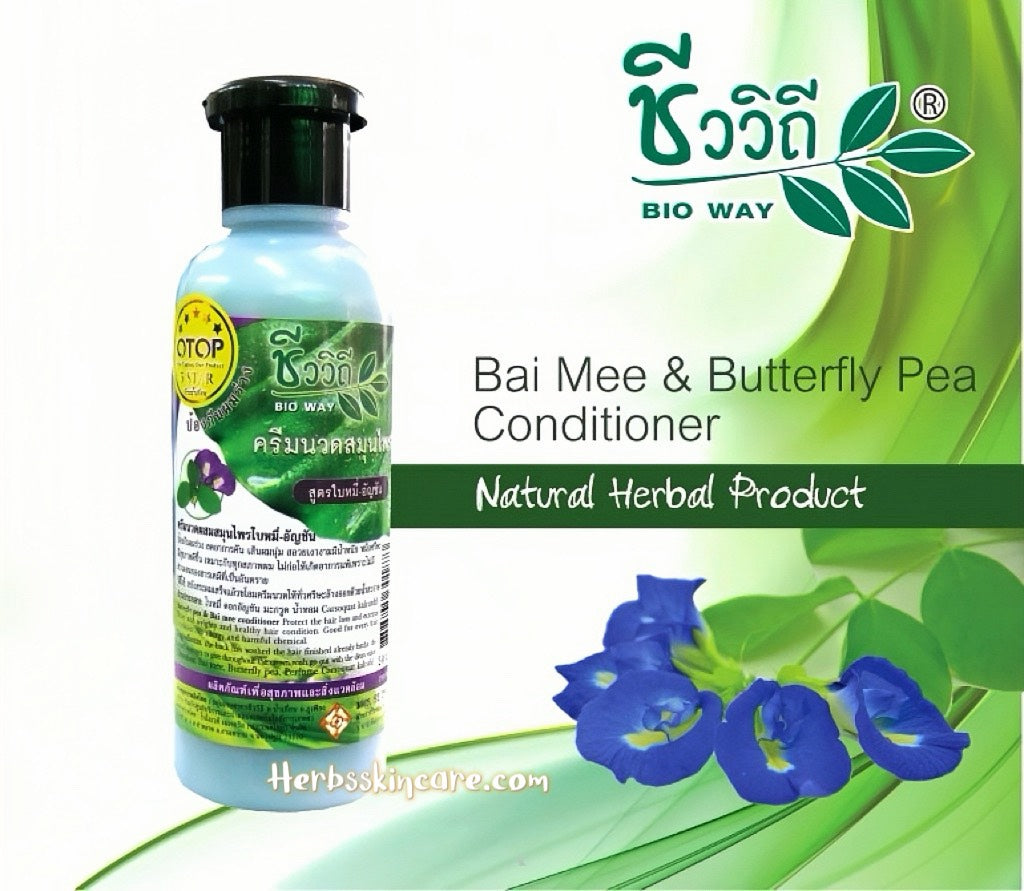 ACONDICIONADOR HERBAL BIOWAY, FÓRMULA BAI MI-ANCHAN 240 ML.