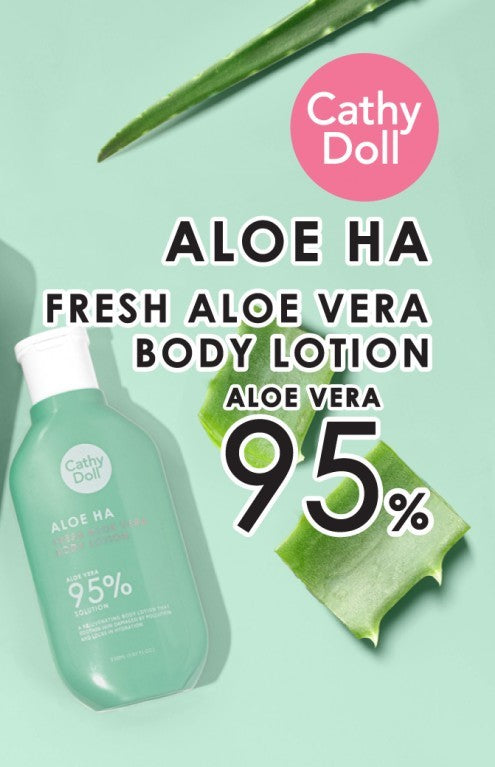 CATHY DOLL ALOE HA FRESH ALOE VERA BODY LOTION 150 ML.