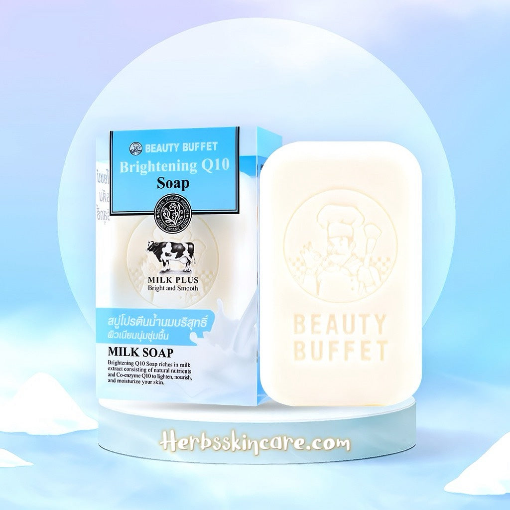 BEAUTY BUFFET MILK PLUS BRIGHTENING Q10 JABÓN 100 G.