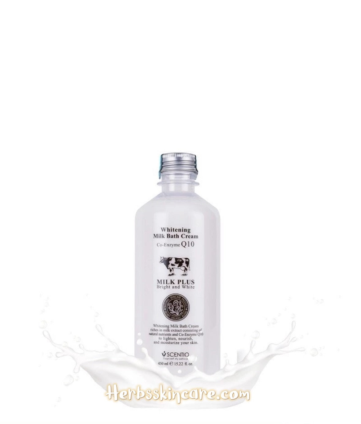 BEAUTY BUFFET SCENTIO LECHE PLUS CREMA DE DUCHA ACLARANTE Y BLANQUEADORA 450 ML.