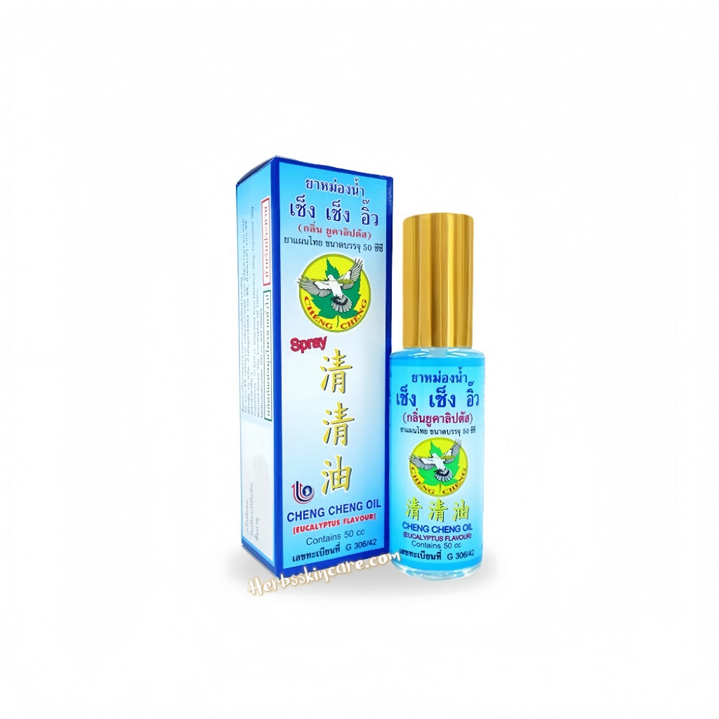 PULVERIZADOR DE ACEITE CHENG CHENG 50 cc. (SABOR EUCALIPTO)