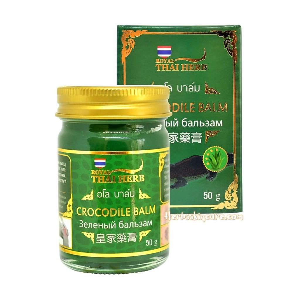 ROYAL THAI HERB - BÁLSAMO DE COCODRILO 50 G. (ALOE VERA)