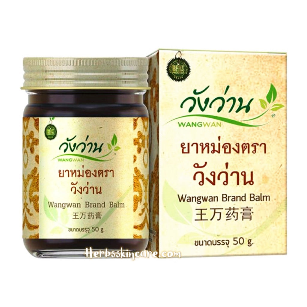BÁLSAMO HERBAL MARCA WANGWAN 50 G.