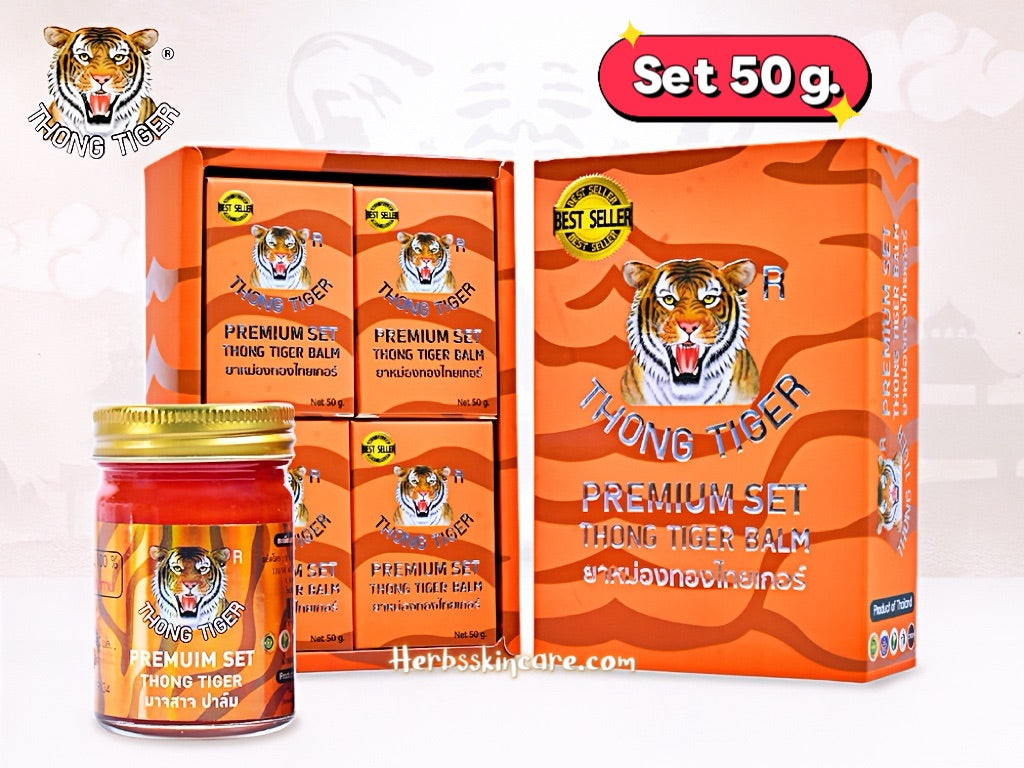 SET PREMIUM BÁLSAMO DE TIGRE THONG (50G. X 4 UNIDADES)
