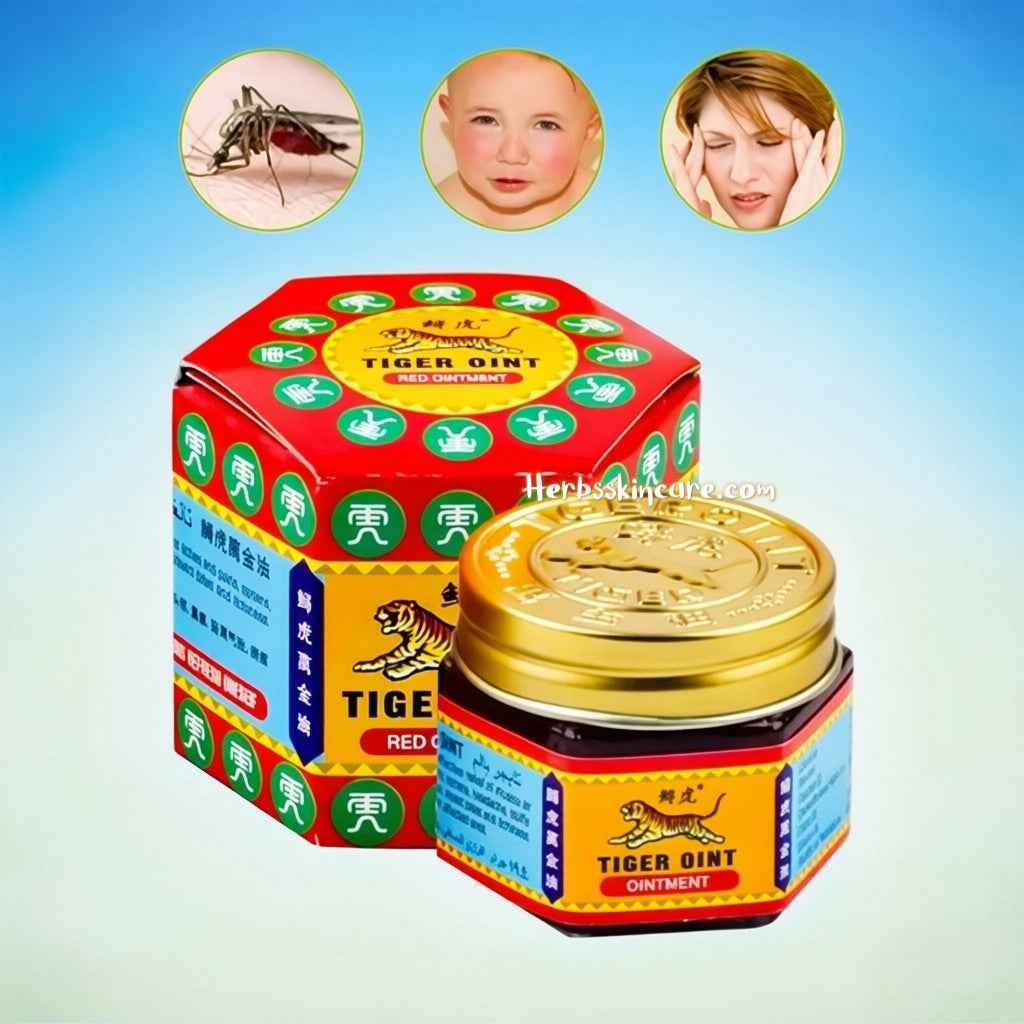 BÁLSAMO DE TIGRE ROJO UNGÜENTO HERBAL 10 G.